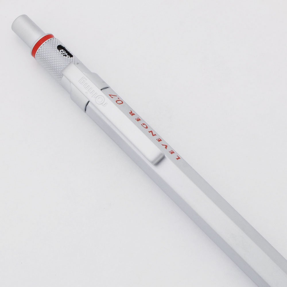 Rotring for Levenger Mechanical Pencil Silver Matte Finish, .7mm Lead